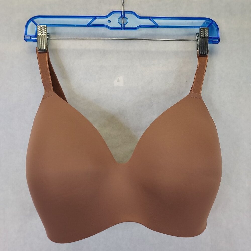 Knix Wing Woman Contour Bra 6++ Wireless Sola Brown 32-34 G, 32-34 H Smoothing